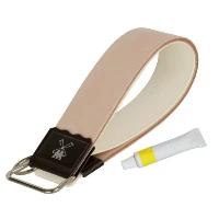 Affiler coupe-choux : strop en cuir