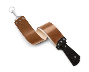 Strop en cuir, Rasage Strop en cuir véritable Sangle de taille-crayon  Ceinture à aiguiser pour rasoirs, couteaux et burins